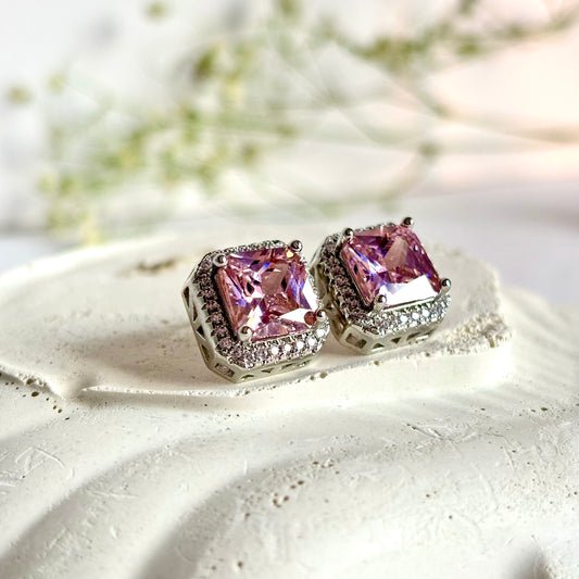 Elara Zircon Studs